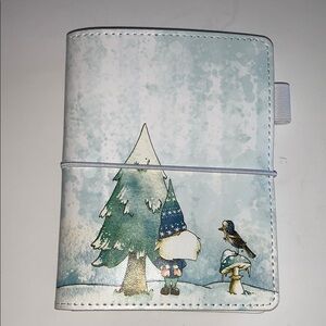 Cocoa Daisy whimsical Gnome Passport cover and notepad